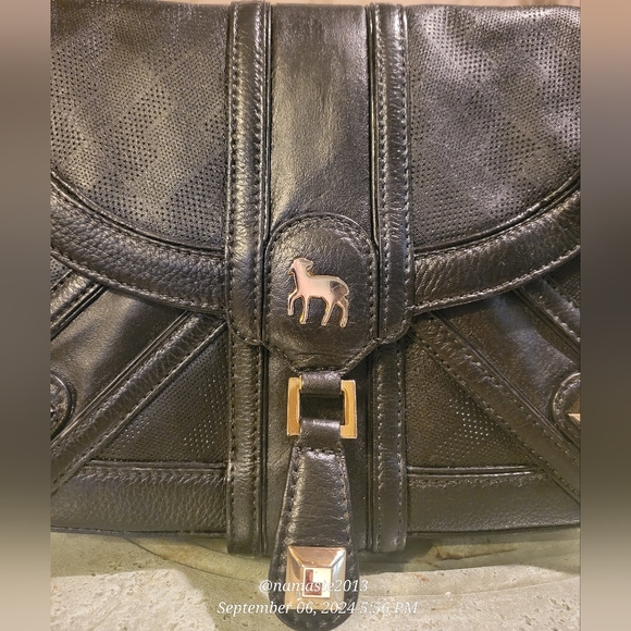 L.A.M.B. Gwen Stefani Lotus Leather Shoulder Bag Designer Handbag Celebrity #20 - Picture 8 of 17